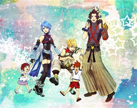 Kh Bbs Terra Aqua Ventus Sora Kairi Riku Emotional Pictures Kingdom