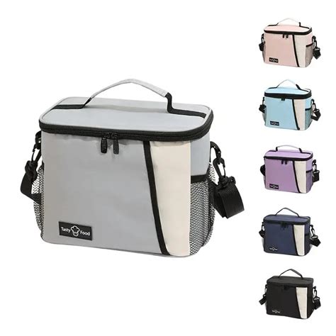 1pc Waterproof PEVA Ice Bag Bento Bag Portable Insulated Lunch Box Bag