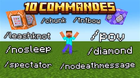 Top Des Commandes Funs Sur Minecraft Bedrock Ps Xbox Switch