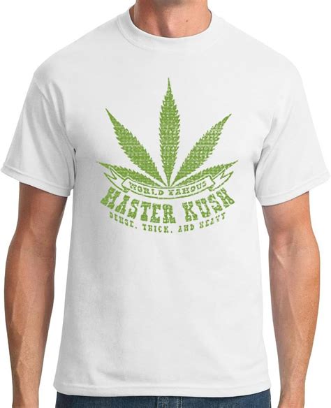 Amazon Tall Mens Master Kush Graphic Tee 4XTall White Clothing