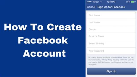 Facebook Account Kaise Banaye Facebook Id Kaise Banate Hain How To Create Facebook Account