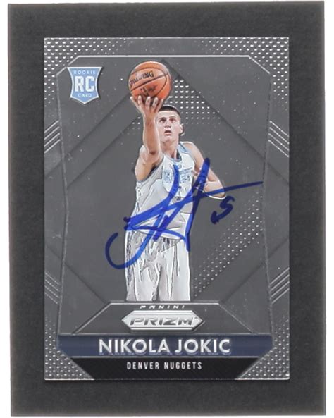 Nikola Jokic Signed 2015 16 Panini Prizm 335 RC Jokic Pristine Auction