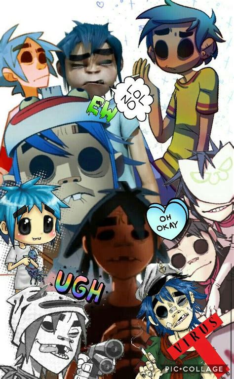 2d Gorillaz collage I just made | Frases, Frases motivadoras