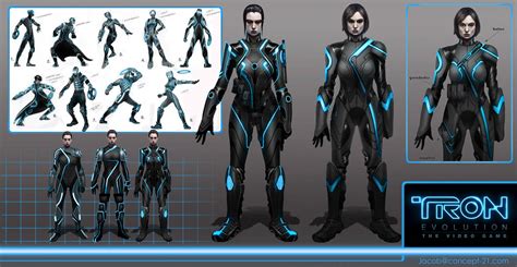 Tron Evolution characters by jubjubjedi on DeviantArt