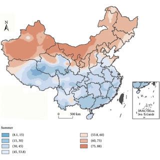 Spatial Patterns Of The Seasonal Average TCCP In China 19812010