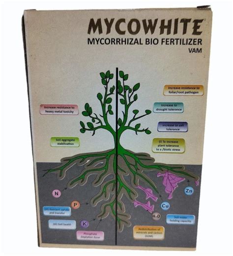 Powder Mycowhite Mycorrhizal Biofertilizer Pack Packaging Size