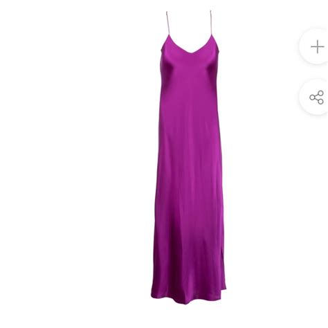 Dannijo Dresses Dannijo Fuchsia Maxi Silk Slip Dress Poshmark