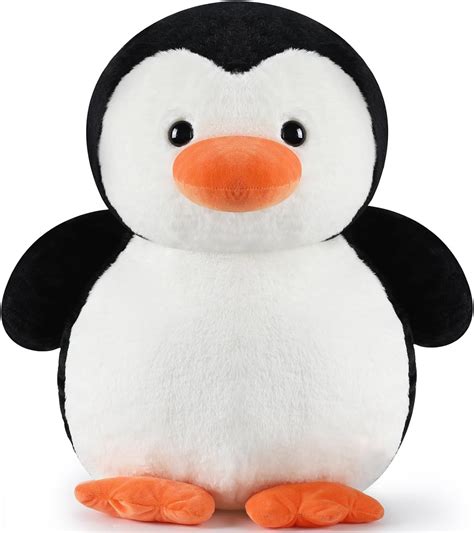 Amazon.com: Simgoing 25.6'' Giant Penguin Plush Cute Cuddly Big Penguin ...