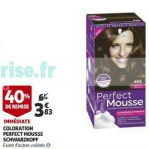 Anti Crise Fr Coloration Perfect Mousse Schwarzkopf Chez Auchan 24