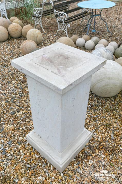 Tall Weathered Sandstone Plinth