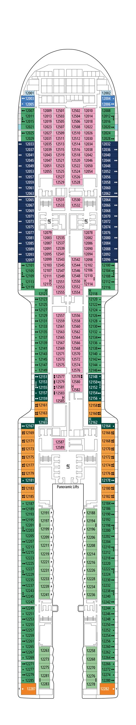 MSC World America – Deck Plans - Planet Cruise