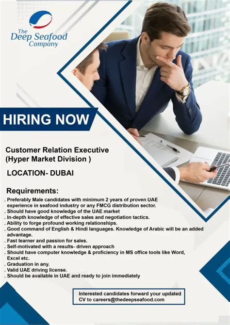 Customer Relation Executive Dubai Uae Gulf Career Hunt