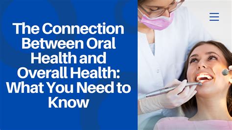 Connection Between Oral Health And Overall Health