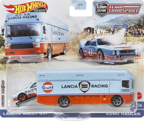 Lancia Rally Hot Wheels Premium Car Culture Team Transport Envío gratis