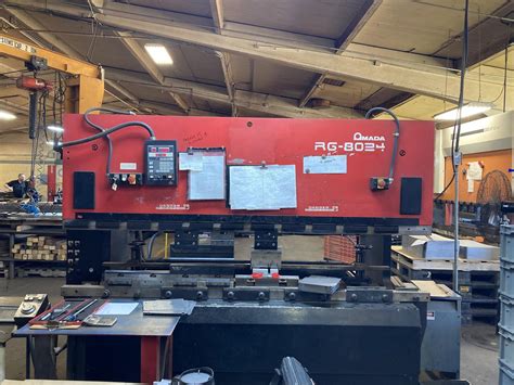 88 Ton X 8 Amada RG 8024 CNC Press Brake 1999 Revelation Machinery