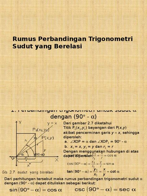 Sudut Berelasi Trigonometri Pdf