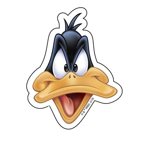 Looney Tunes Daffy Duck Face Vinyl Car Emblem | Fruugo NO