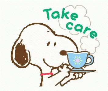 Snoopy Take Care GIF - Snoopy TakeCare - Discover & Share GIFs | Snoopy pictures, Snoopy ...