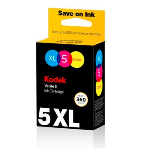 Kodak Verite Xl Combo Pack Ink Cartridge Black Color Xl Cartridge