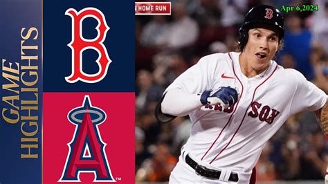 Boston Red Sox Vs Los Angeles Angels Game Highlights Apr 06 2024 MLB