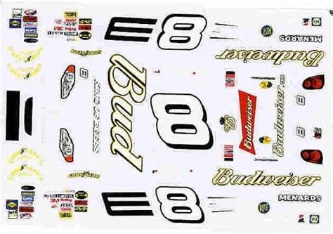 Pin By Douglas Cruver On Decals Car Decals Nascar Plastic Models