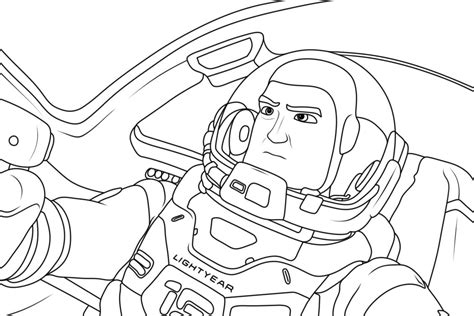 Free Printable Lightyear Coloring Page Free Printable Coloring Pages