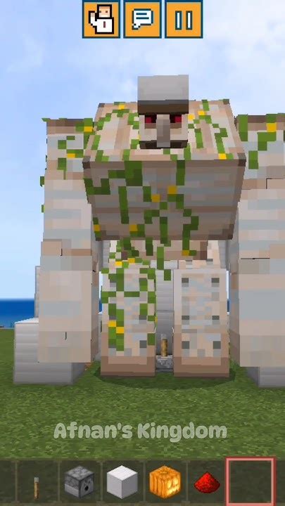 How To Summon Mutant Iron Golem In Minecraft Viral Minecraft Shorts Youtube