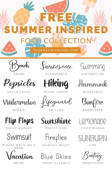 Summer Typography