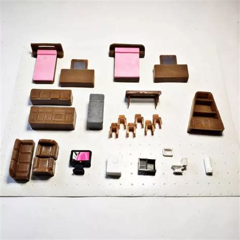 Kit De Muebles Para Maquetas Y O Dioramas Set Casa Hab