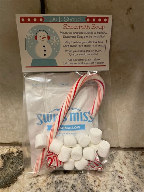 Hot Cocoa Kit Snowman Soup Etsy