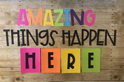 Amazing Things Happen Here Printable