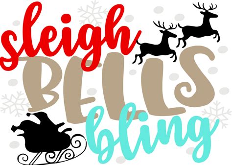 Download Design Sleigh Bells Bling - Illustration Clipart (#1096363) - PinClipart