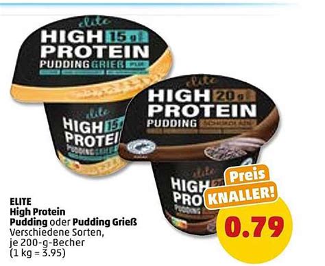 High Protein Quark Pudding Oder Grie Pudding Angebot Bei Penny