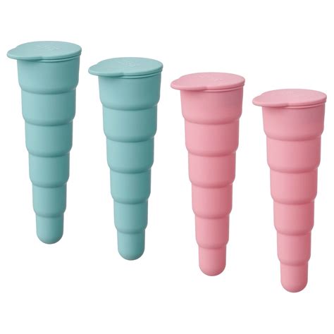 UPPFYLLD ice pop maker, pop-up turquoise/pink, 16 cm (6") - IKEA