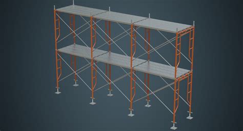 Scaffold A D Model By Weeray