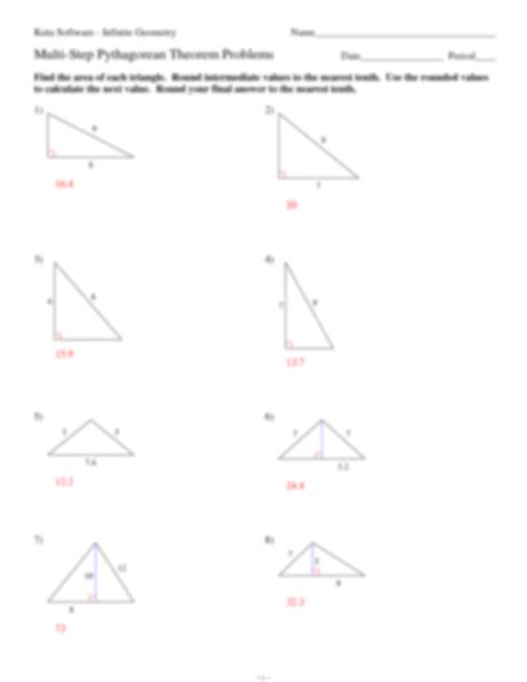 Kuta Tutorial Pythagorean Theorem YouTube Worksheets Library