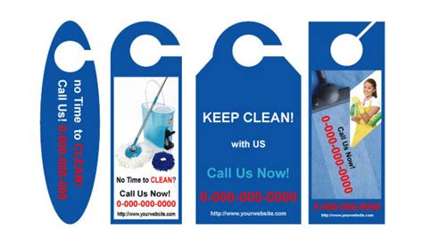 door hanger flyers template  door hanger flyers custom door hanger