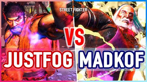 SF6 Justfog Ryu Vs Madkof JP Street Fighter 6 YouTube