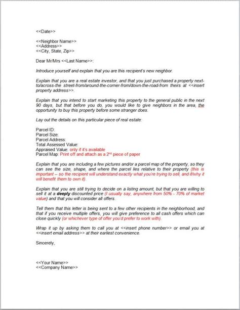 Sample Letter To Homeowners Asking To Sell Collection Letter Template