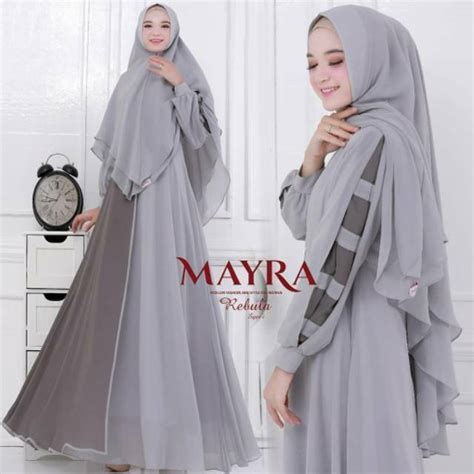 Jual Baju Gamis Wanita Rebula Syar I Muslim Dewasa Gamis Wanita Terbaru