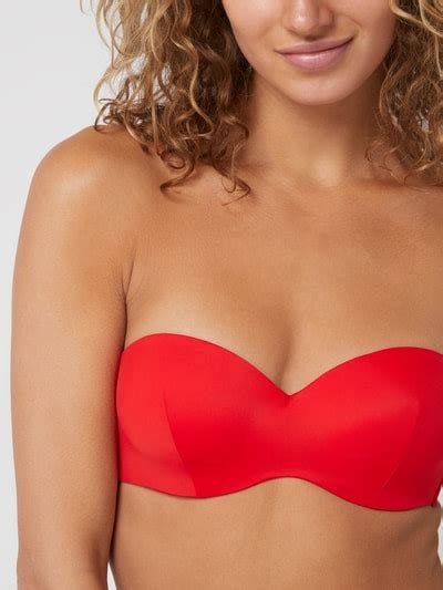 Guess Bikini Oberteil In Bandeau Form Rot Online Kaufen