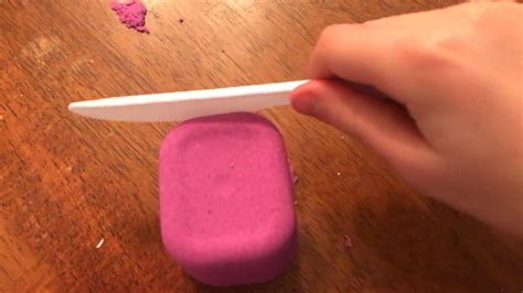 Kinetic Sand Cutting - YouTube