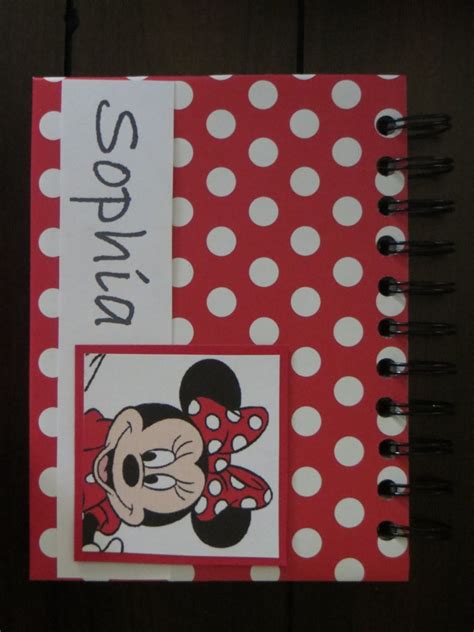 Personalized Disney Autograph And Photo Book Minnie Mouse Etsy