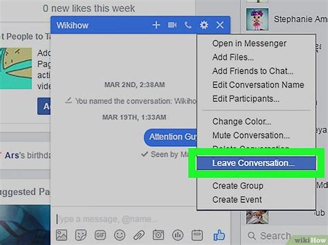 C Mo Salir De Un Chat Grupal En Facebook Messenger En Una Pc O Una Mac