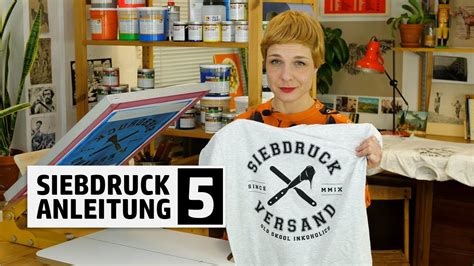 Siebdruck Anleitung Teil T Shirts Drucken Siebdruck Selber Machen