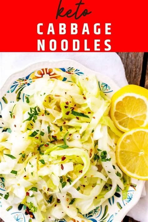 Keto Cabbage Noodles An Easy Low Carb Pasta Alternative Kicking Carbs