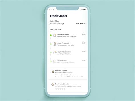 Track Order - Food & Shipment by Atul Kaushal on Dribbble