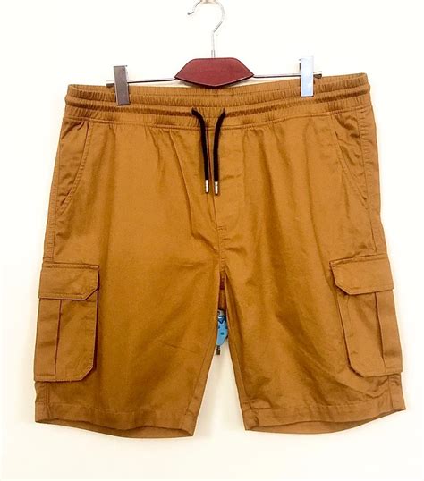 Mens Twill Cargo Shorts Gg Fashion House