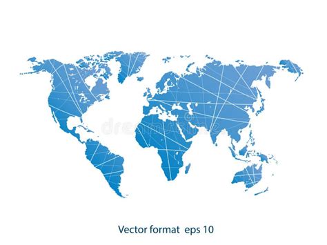 Detailed World Map Vector Stock Vector Illustration Of Continents