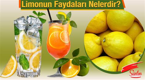 Limonun Faydaları Nelerdir Limon Kabuğunun Yararı Süslen